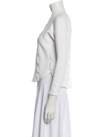 Ralph Lauren Black Label Square Neckline Long Sleeve Tunic