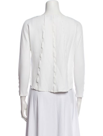 Ralph Lauren Black Label Square Neckline Long Sleeve Tunic