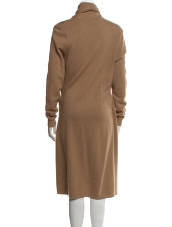 Ralph Lauren Black Label Merino Wool Midi Length Dress