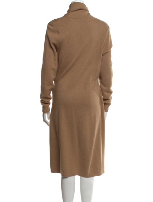 Ralph Lauren Black Label Merino Wool Midi Length Dress