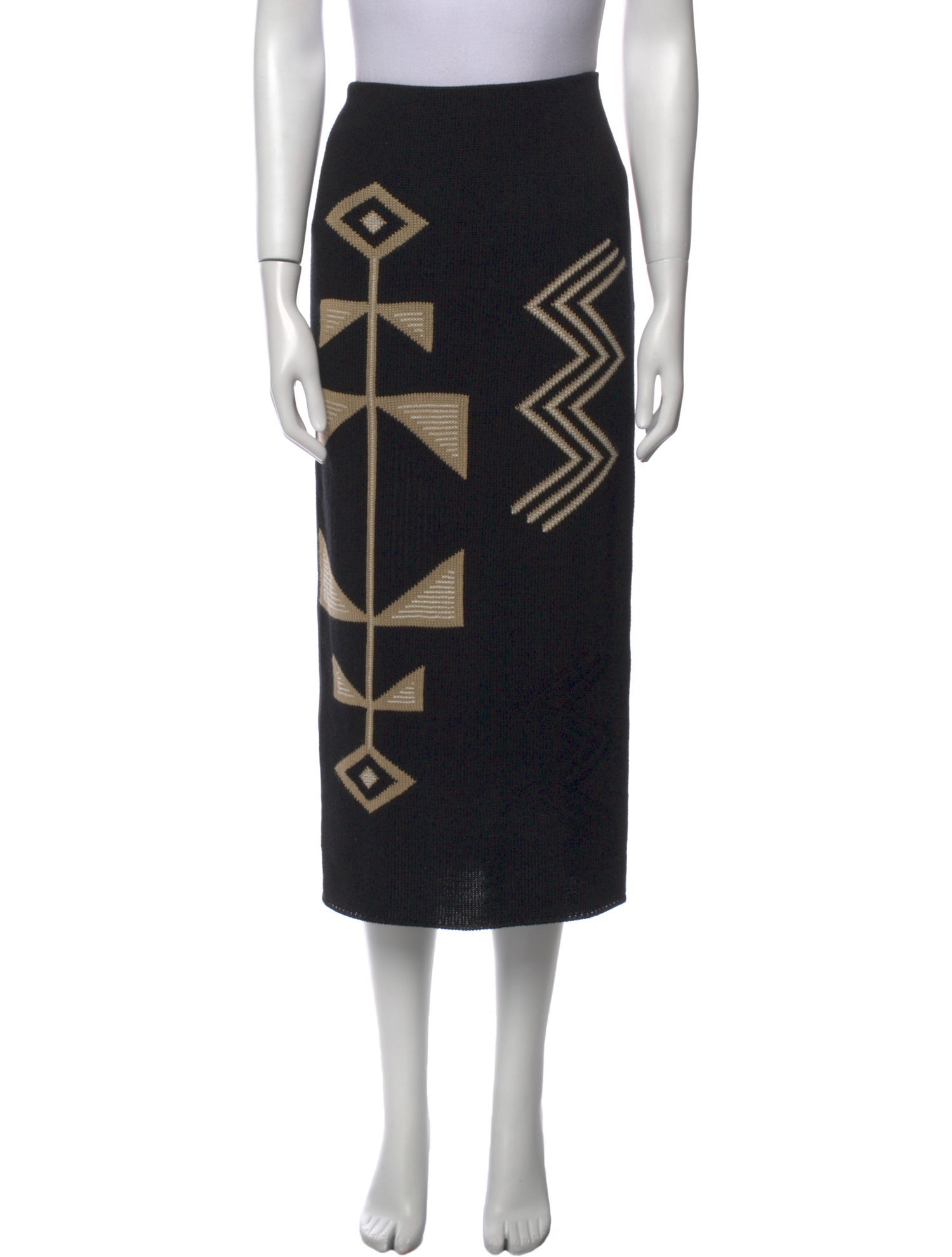 Ralph Lauren Black Label Silk Midi Length Skirt w/ Tags