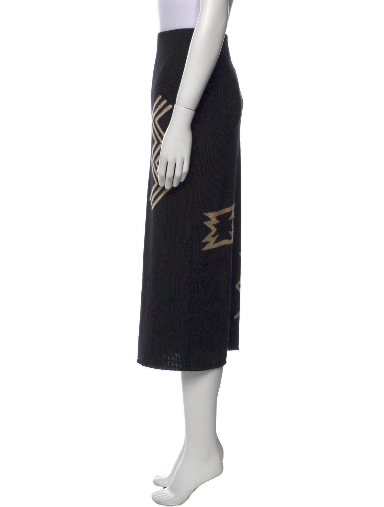 Ralph Lauren Black Label Silk Midi Length Skirt w/ Tags