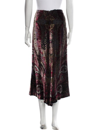 Ralph Lauren Black Label Printed Midi Length Skirt