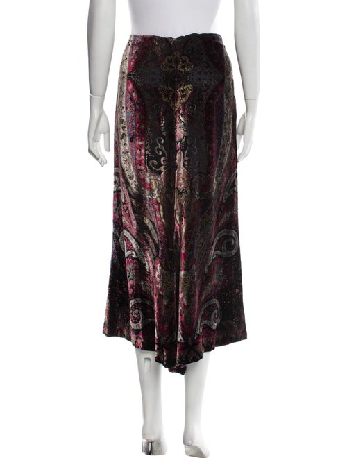 Ralph Lauren Black Label Printed Midi Length Skirt