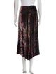 Ralph Lauren Black Label Printed Midi Length Skirt