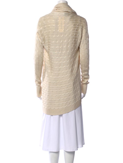 Ralph Lauren Black Label Silk Open Front Sweater