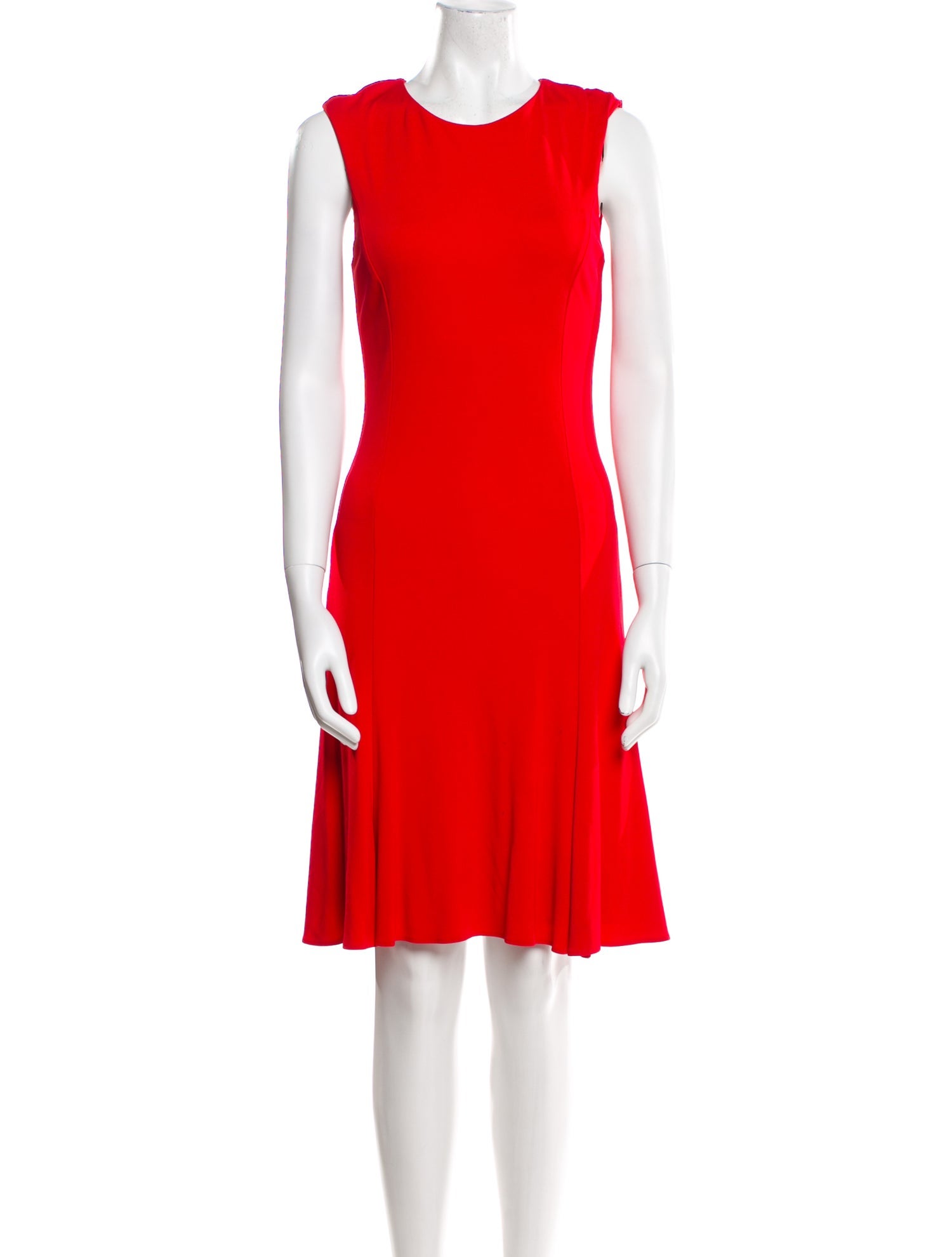 Ralph Lauren Black Label Crew Neck Knee-Length Dress