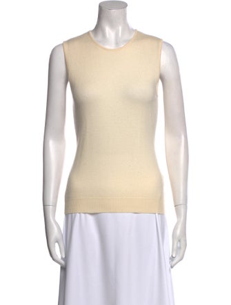 Ralph Lauren Black Label Cashmere Crew Neck Top