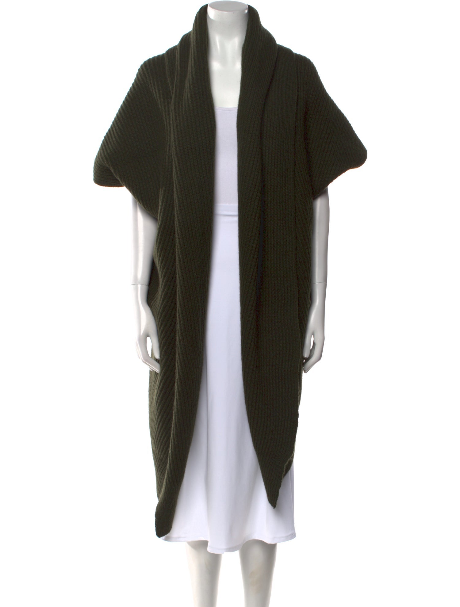 Ralph Lauren Black Label Cashmere Open Front Sweater