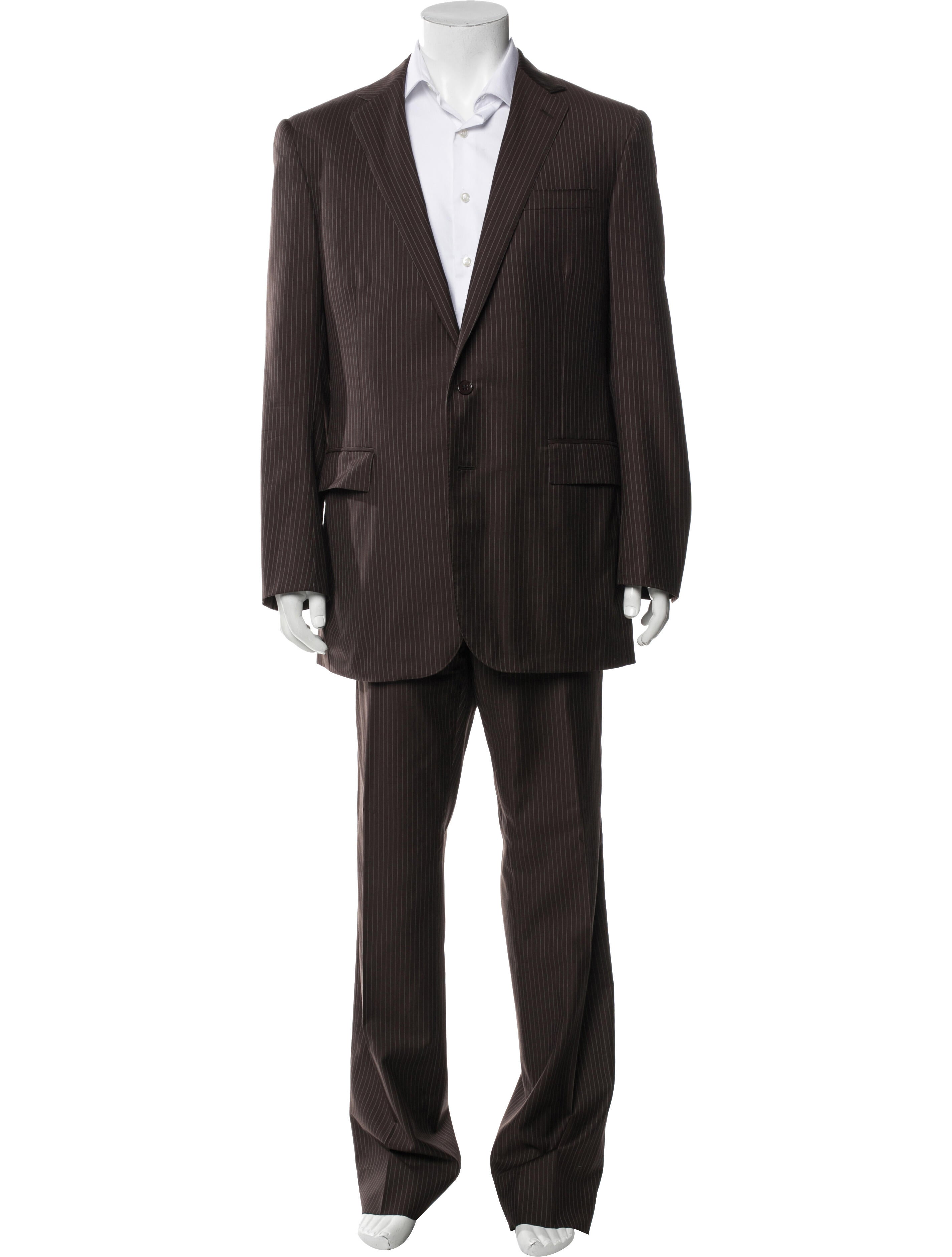 Ralph Lauren Black Label Wool Striped Two-Piece Suit