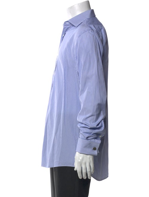 Ralph Lauren Black Label Striped Long Sleeve Dress Shirt