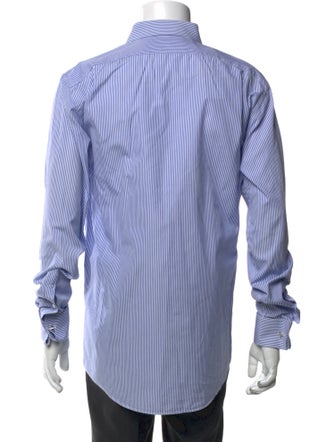 Ralph Lauren Black Label Striped Long Sleeve Dress Shirt