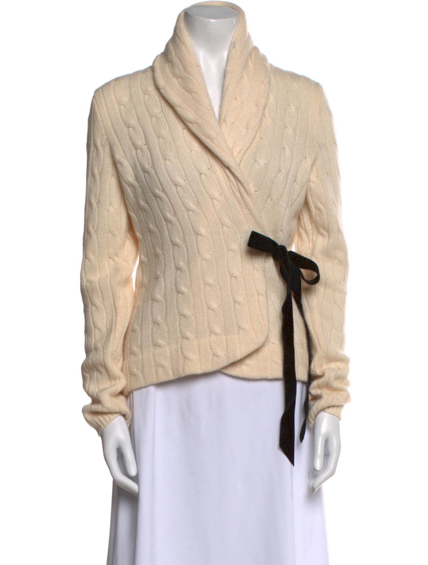 Ralph Lauren Black Label Cashmere Cowl Neck Sweater