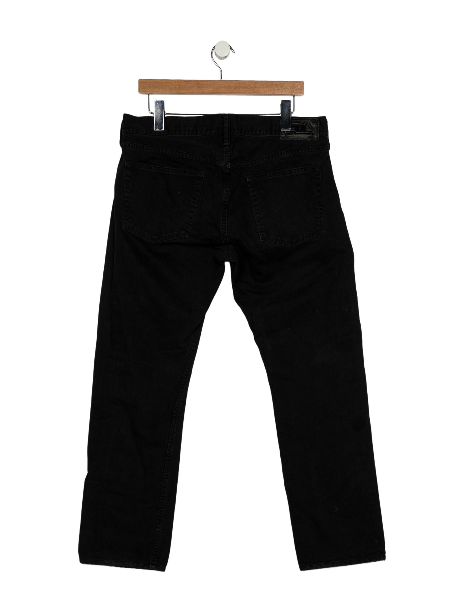 Ralph Lauren Black Label Mid-Rise Straight Leg Jeans