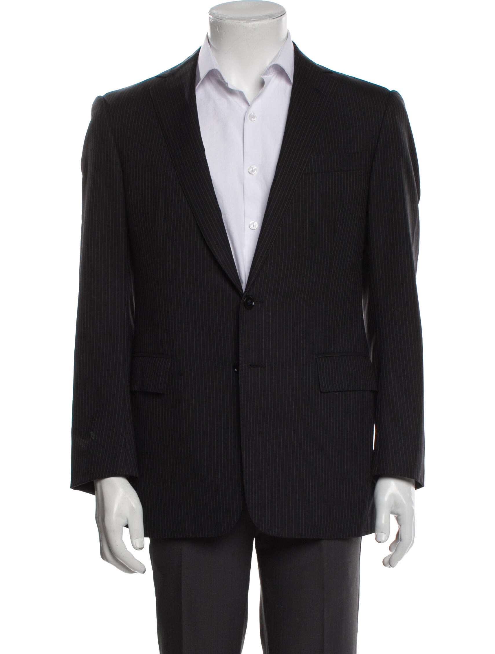 Ralph Lauren Black Label Wool Striped Suit