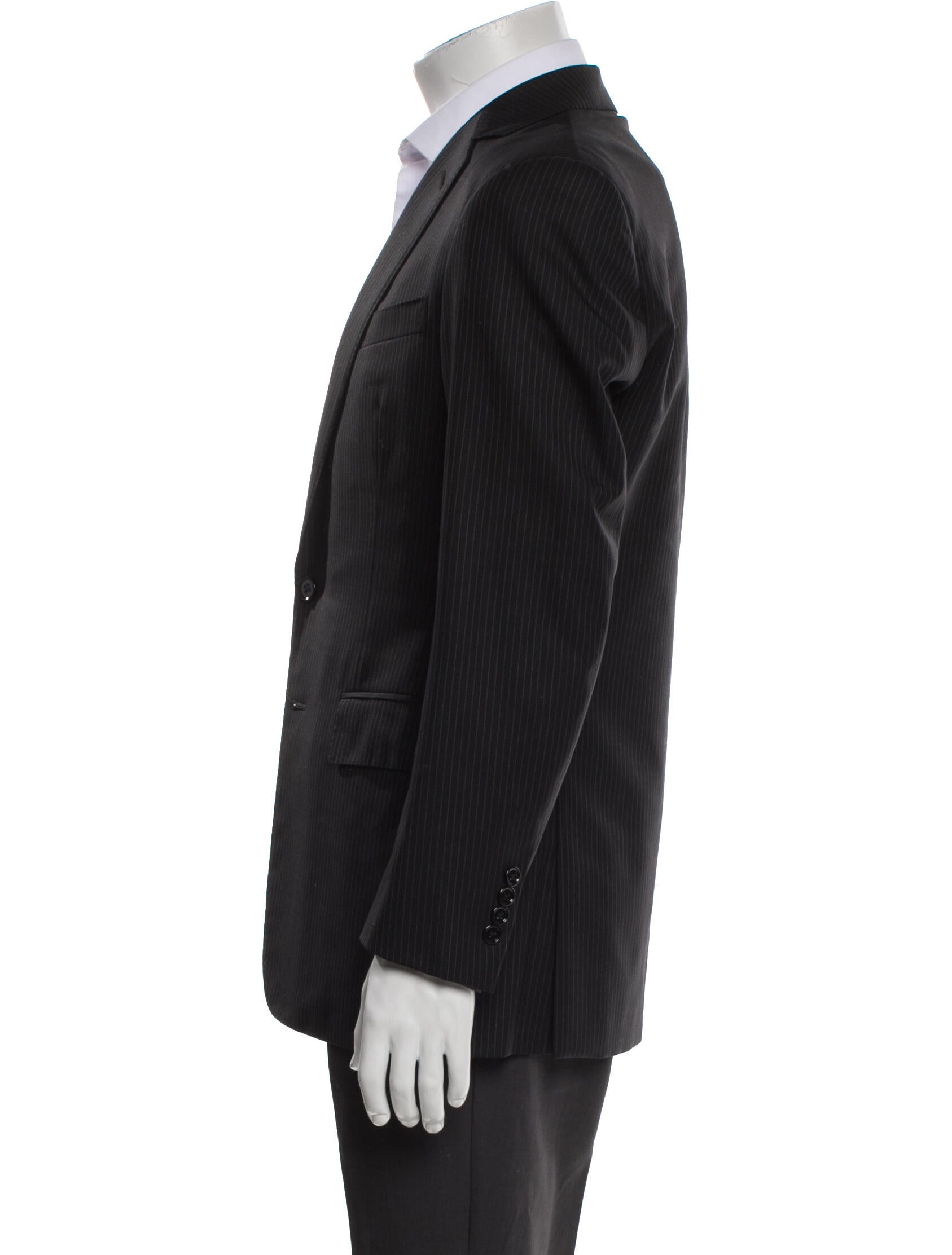 Ralph Lauren Black Label Wool Striped Suit