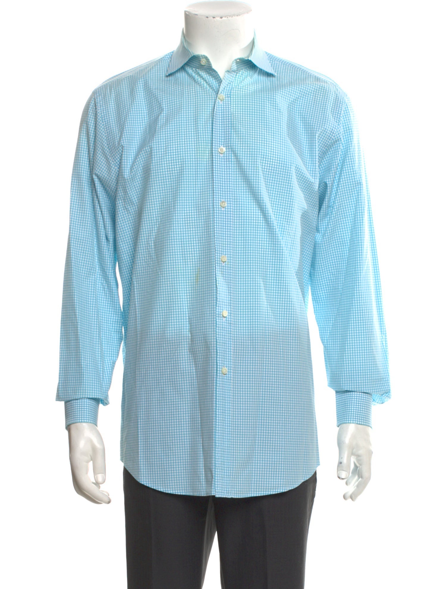 Ralph Lauren Black Label Plaid Print Long Sleeve Shirt