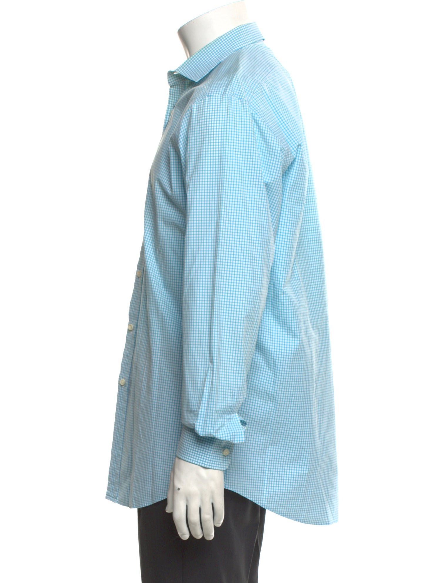 Ralph Lauren Black Label Plaid Print Long Sleeve Shirt