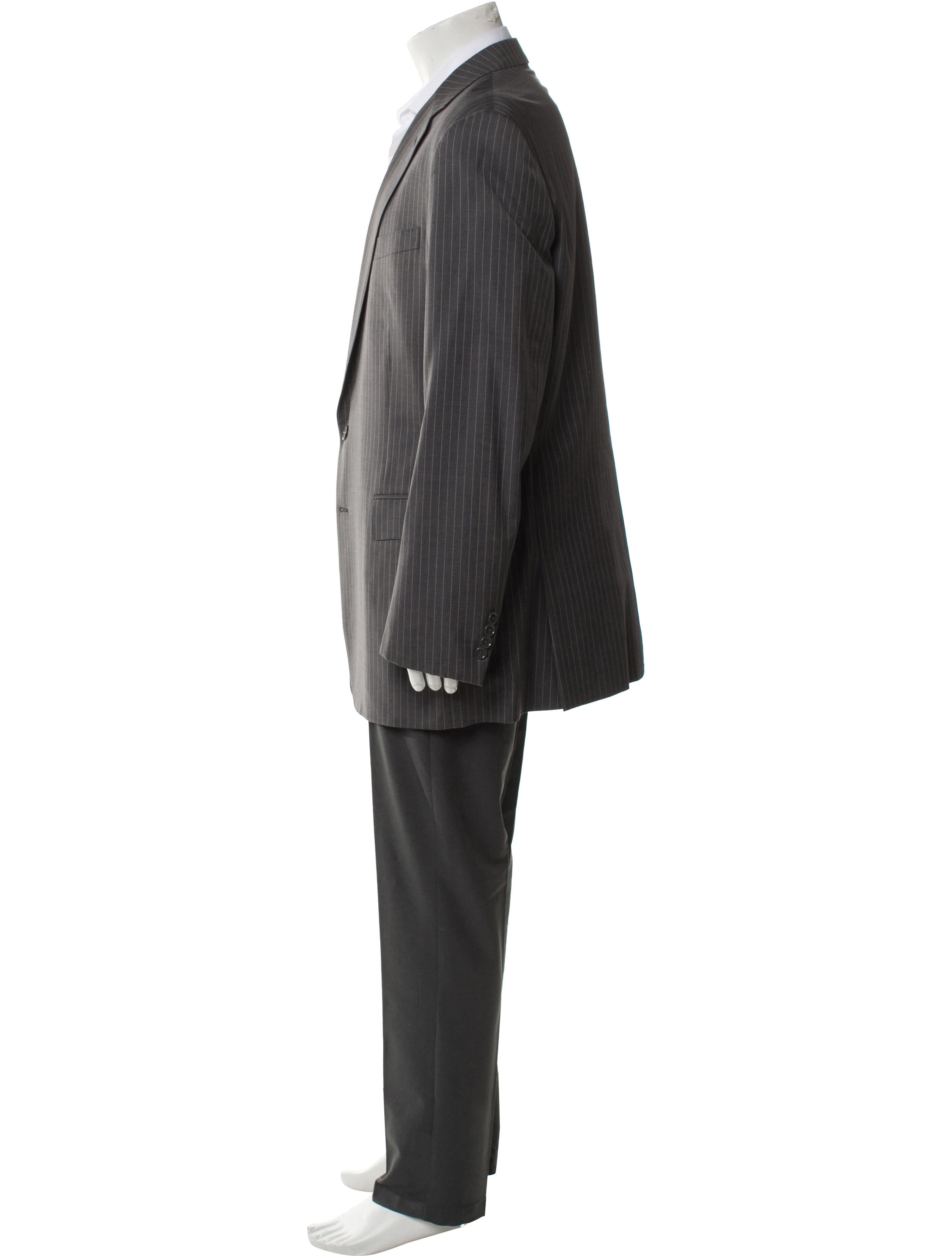 Ralph Lauren Black Label Wool Striped Blazer