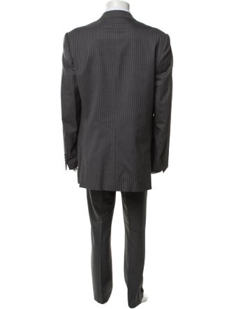 Ralph Lauren Black Label Wool Striped Blazer