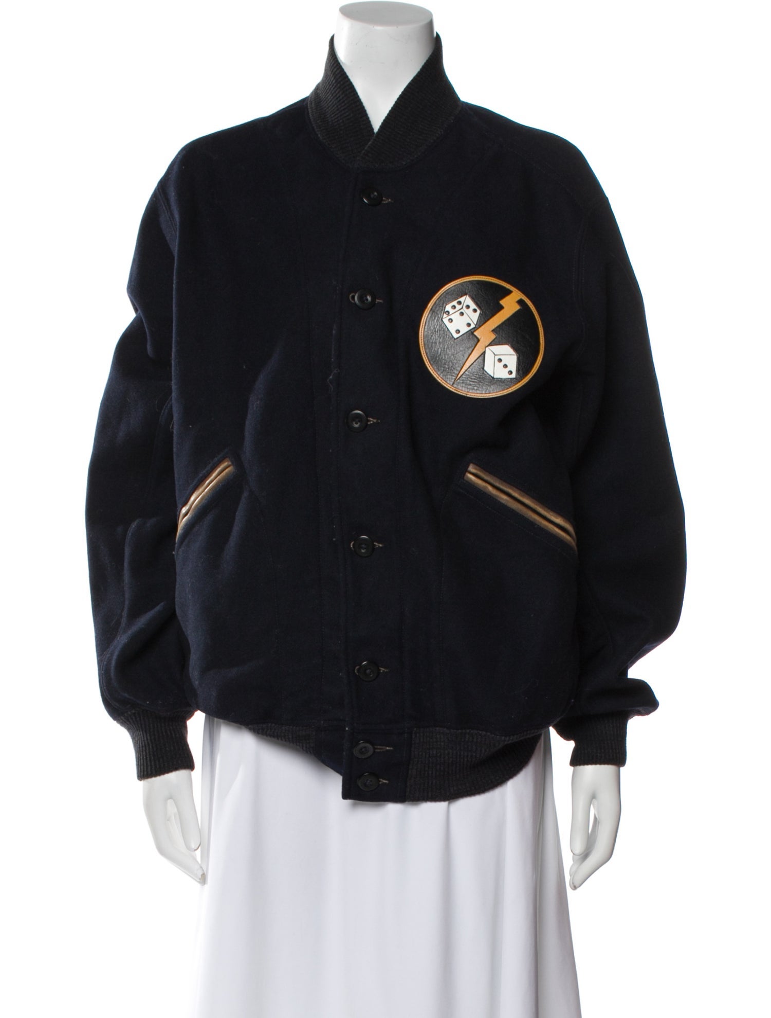 Ralph Lauren Black Label Wool Printed Coat