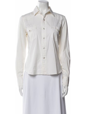 Ralph Lauren Black Label Long Sleeve Button-Up Top