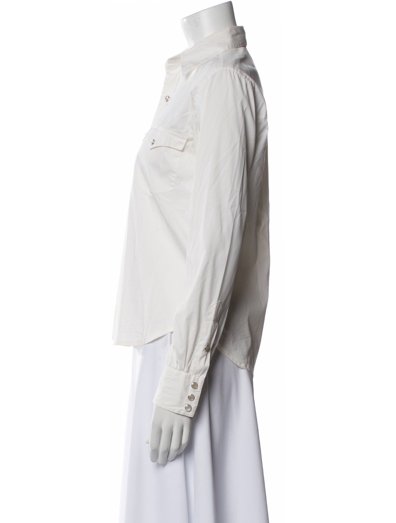 Ralph Lauren Black Label Long Sleeve Button-Up Top