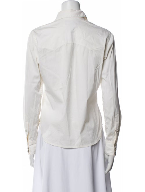 Ralph Lauren Black Label Long Sleeve Button-Up Top