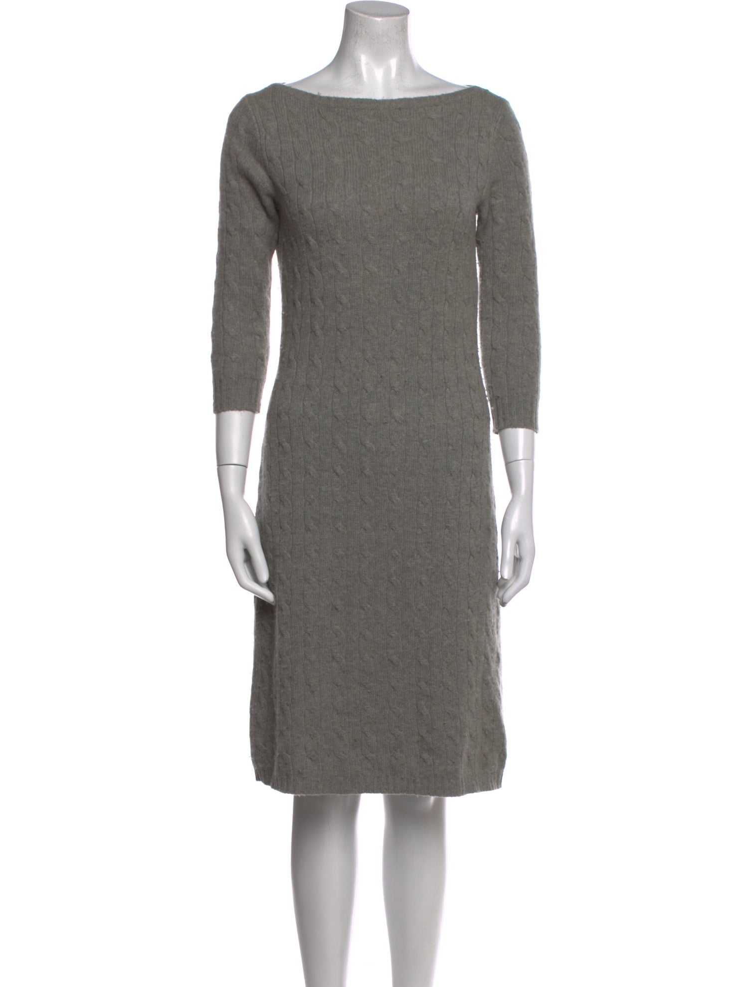 Ralph Lauren Black Label Cashmere Knee-Length Dress