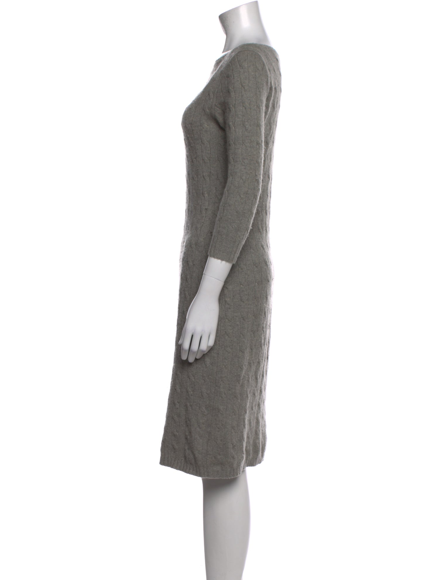Ralph Lauren Black Label Cashmere Knee-Length Dress