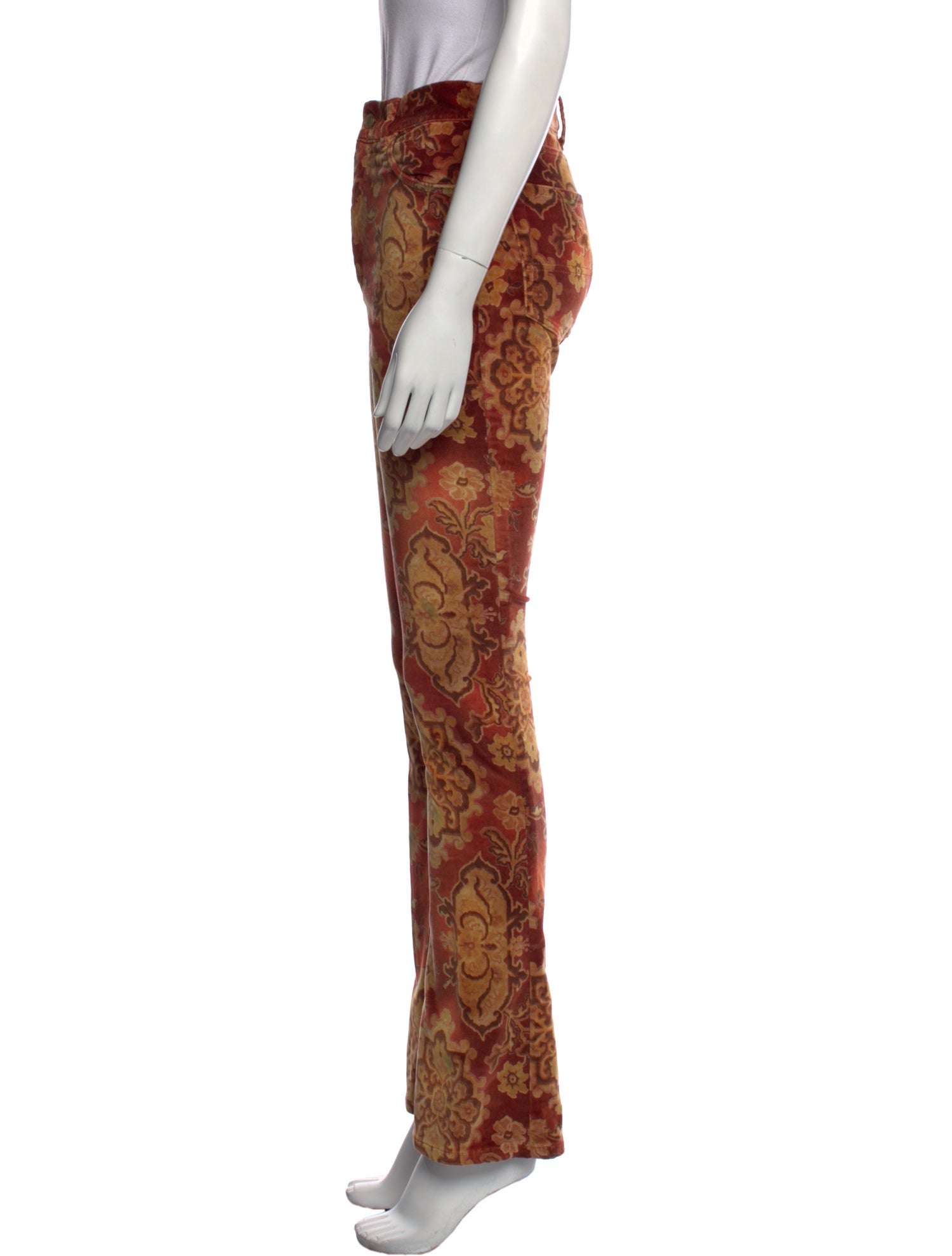 Ralph Lauren Black Label Floral Print Skinny Leg Pants