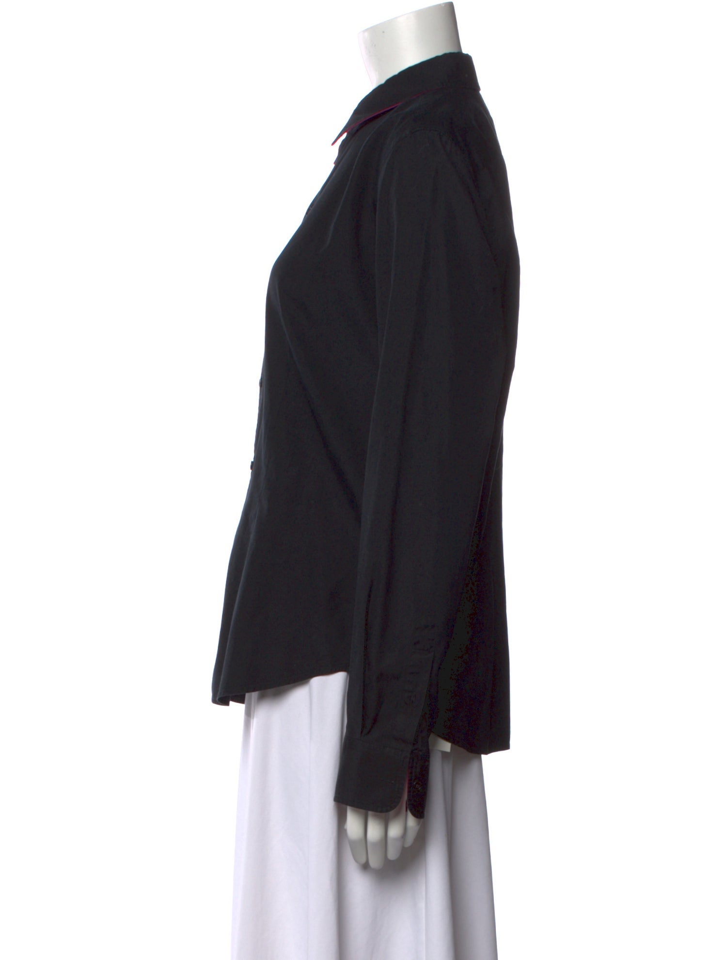 Ralph Lauren Black Label Long Sleeve Button-Up Top