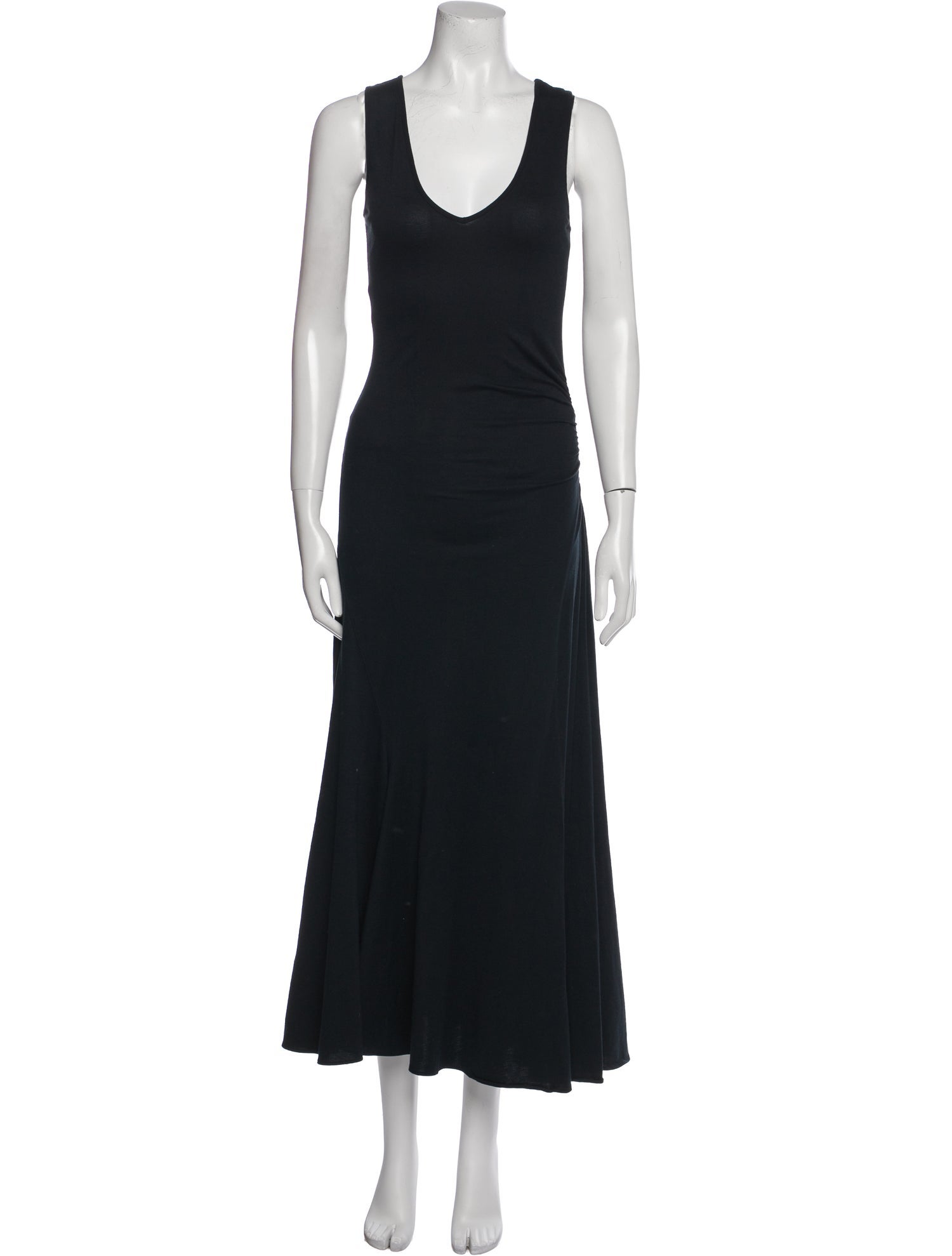 Ralph Lauren Black Label Scoop Neck Long Dress