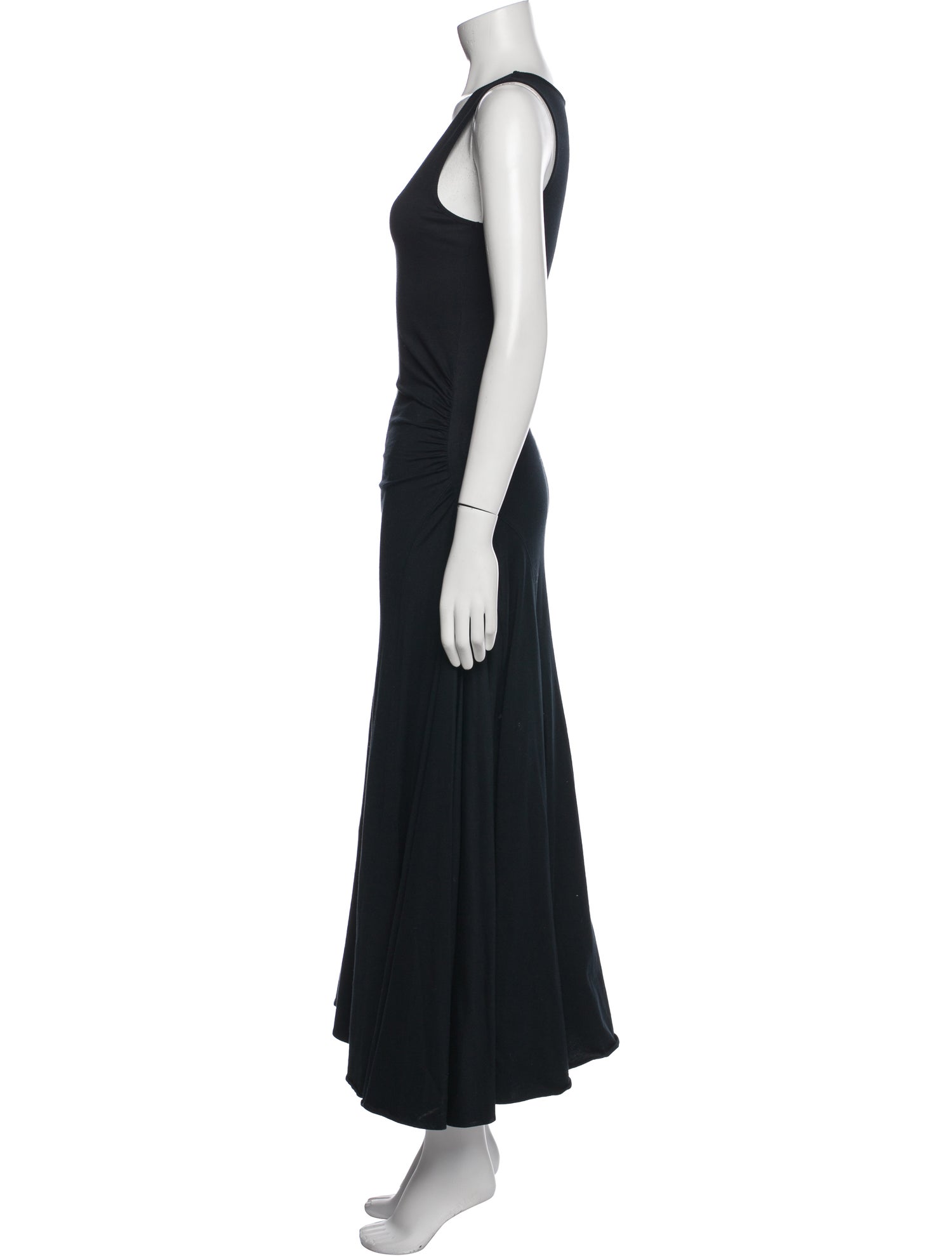 Ralph Lauren Black Label Scoop Neck Long Dress
