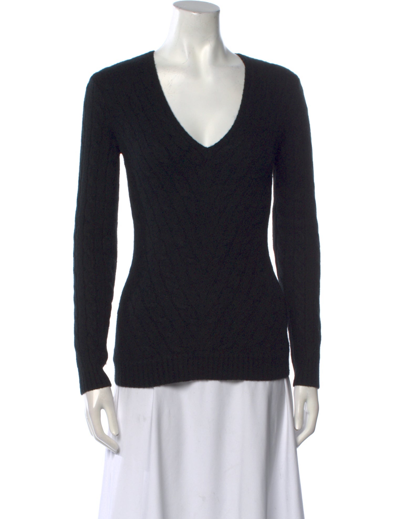 Ralph Lauren Black Label Cashmere V-Neck Sweater