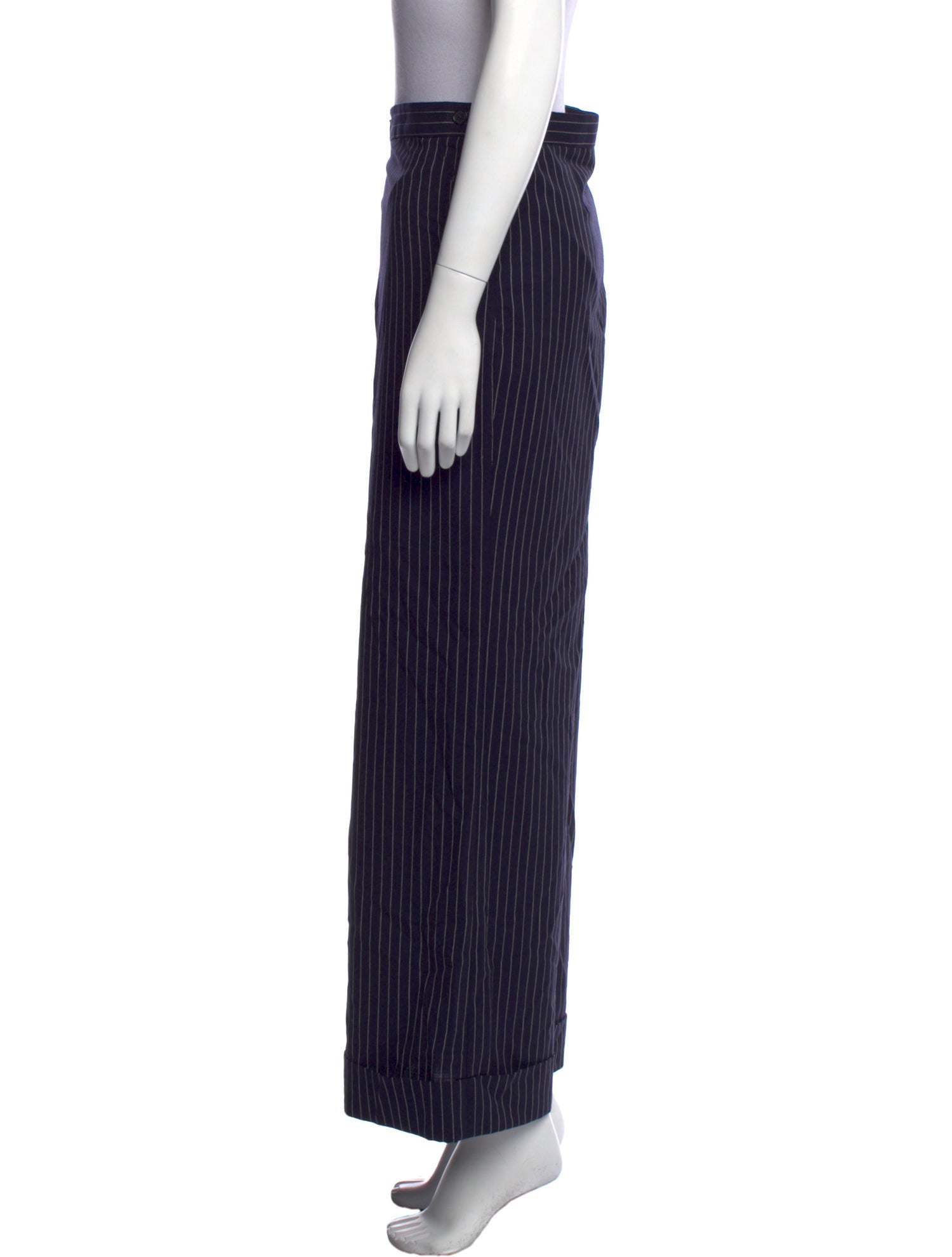 Ralph Lauren Black Label Wool Wide Leg Pants