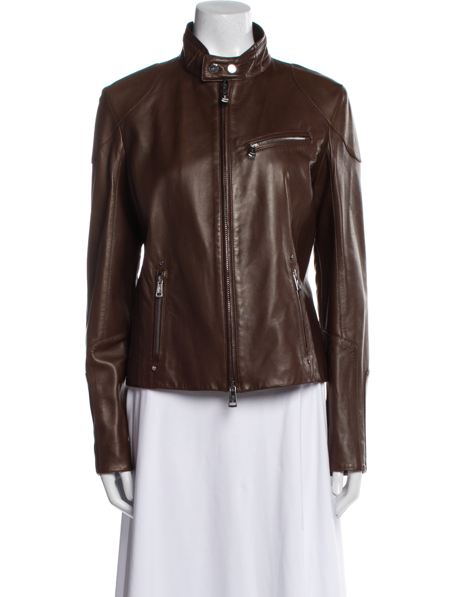 Ralph Lauren Black Label Leather Biker Jacket w/ Tags