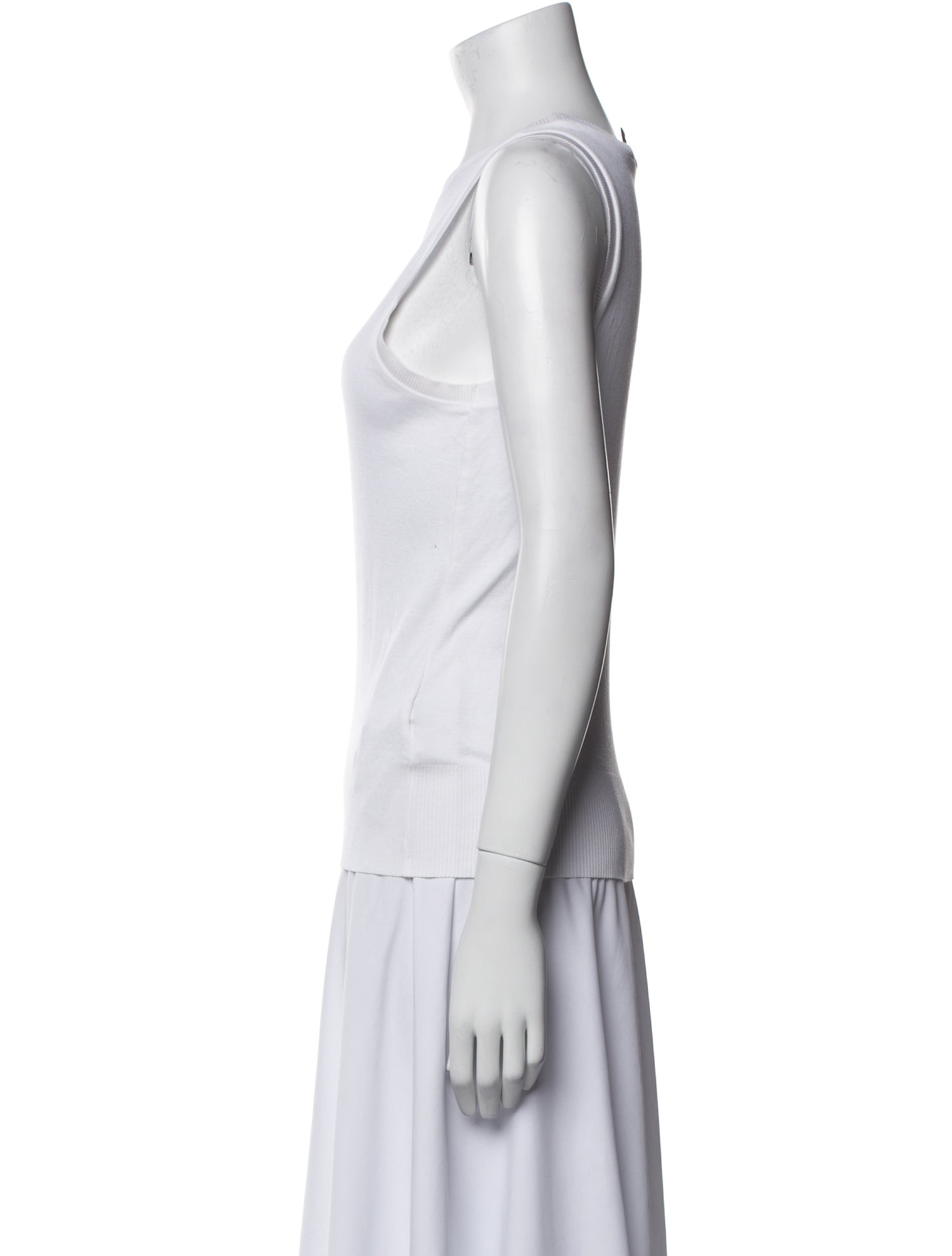 Ralph Lauren Black Label Crew Neck Sleeveless Top