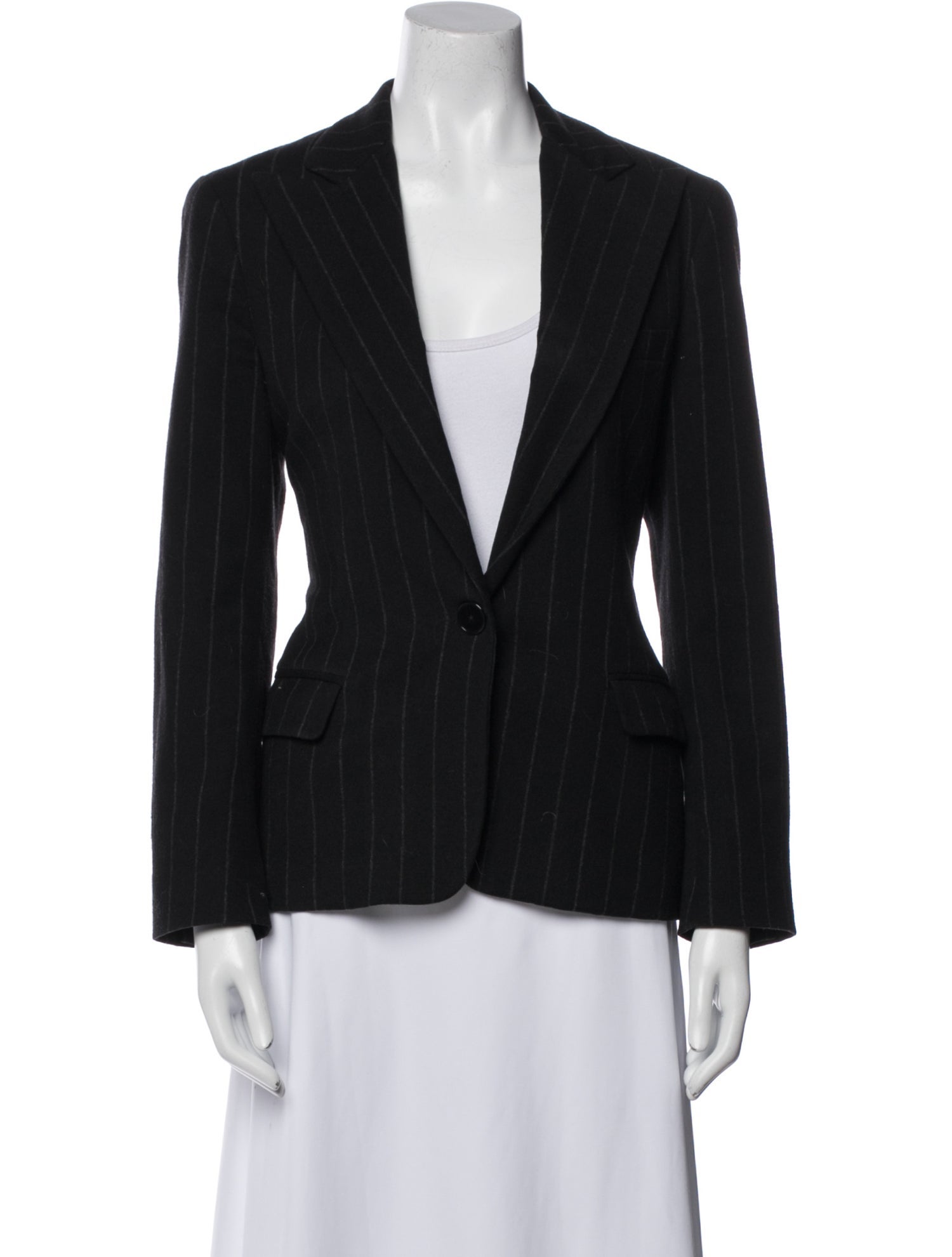 Ralph Lauren Black Label Wool Striped Blazer