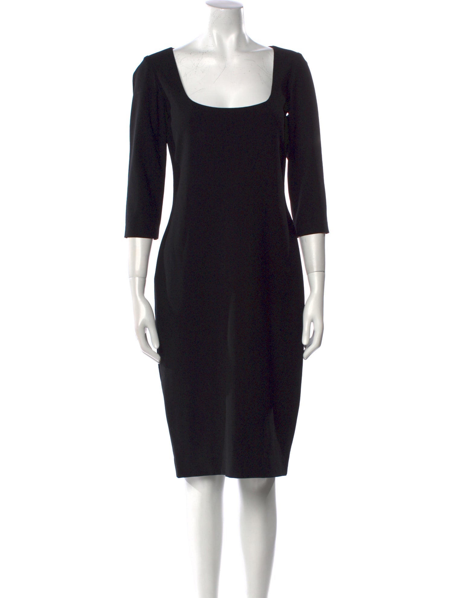 Ralph Lauren Black Label Wool Knee-Length Dress