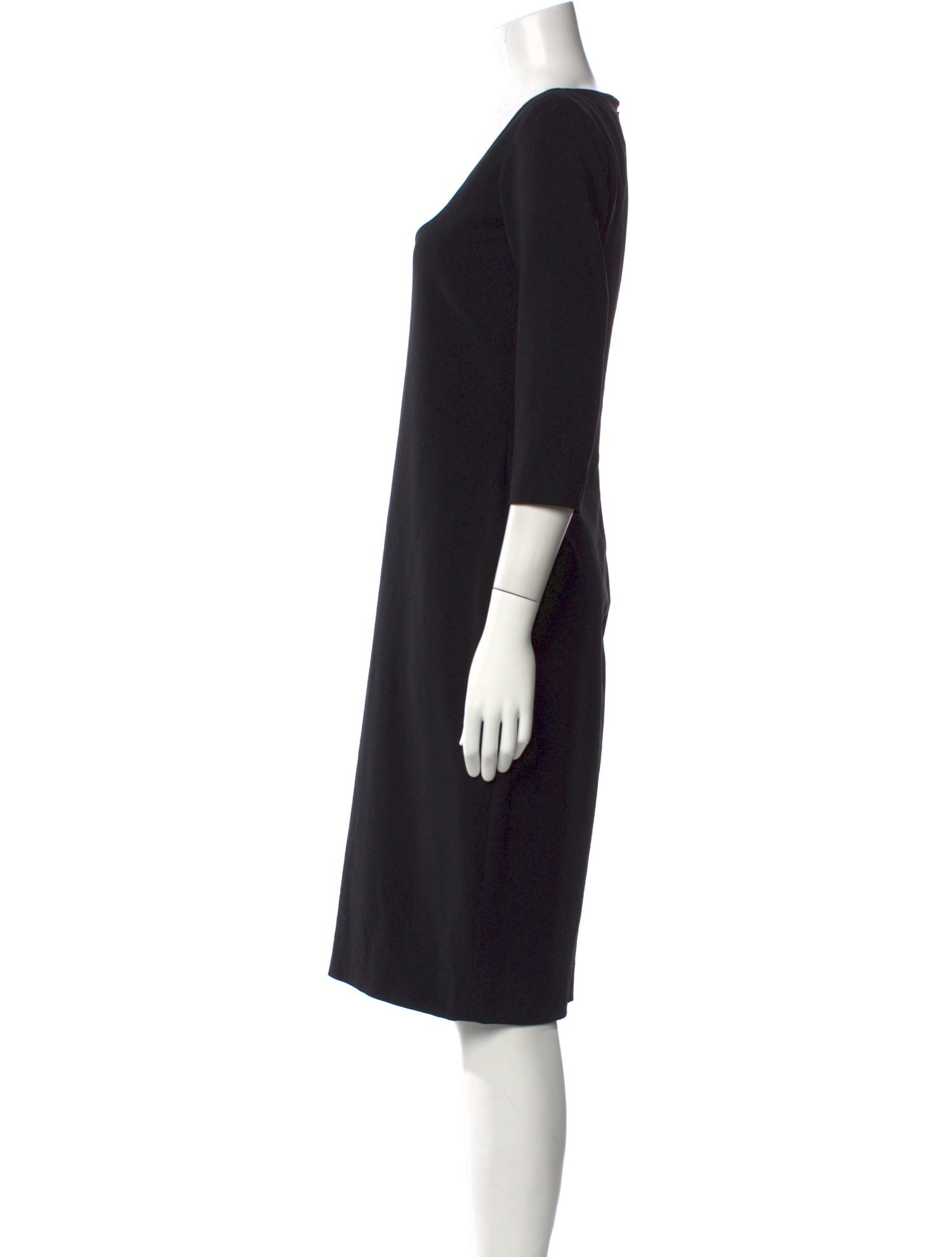 Ralph Lauren Black Label Wool Knee-Length Dress
