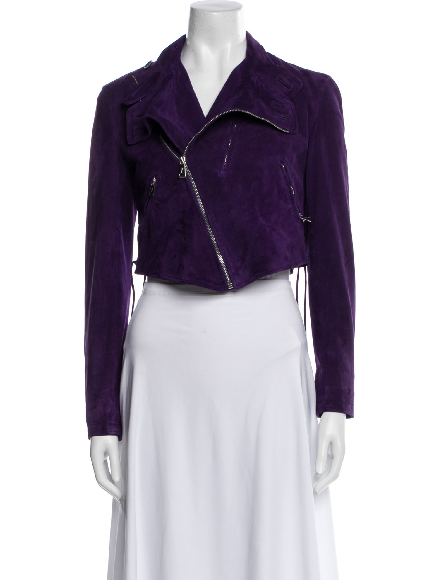 Ralph Lauren Black Label Suede Biker Jacket