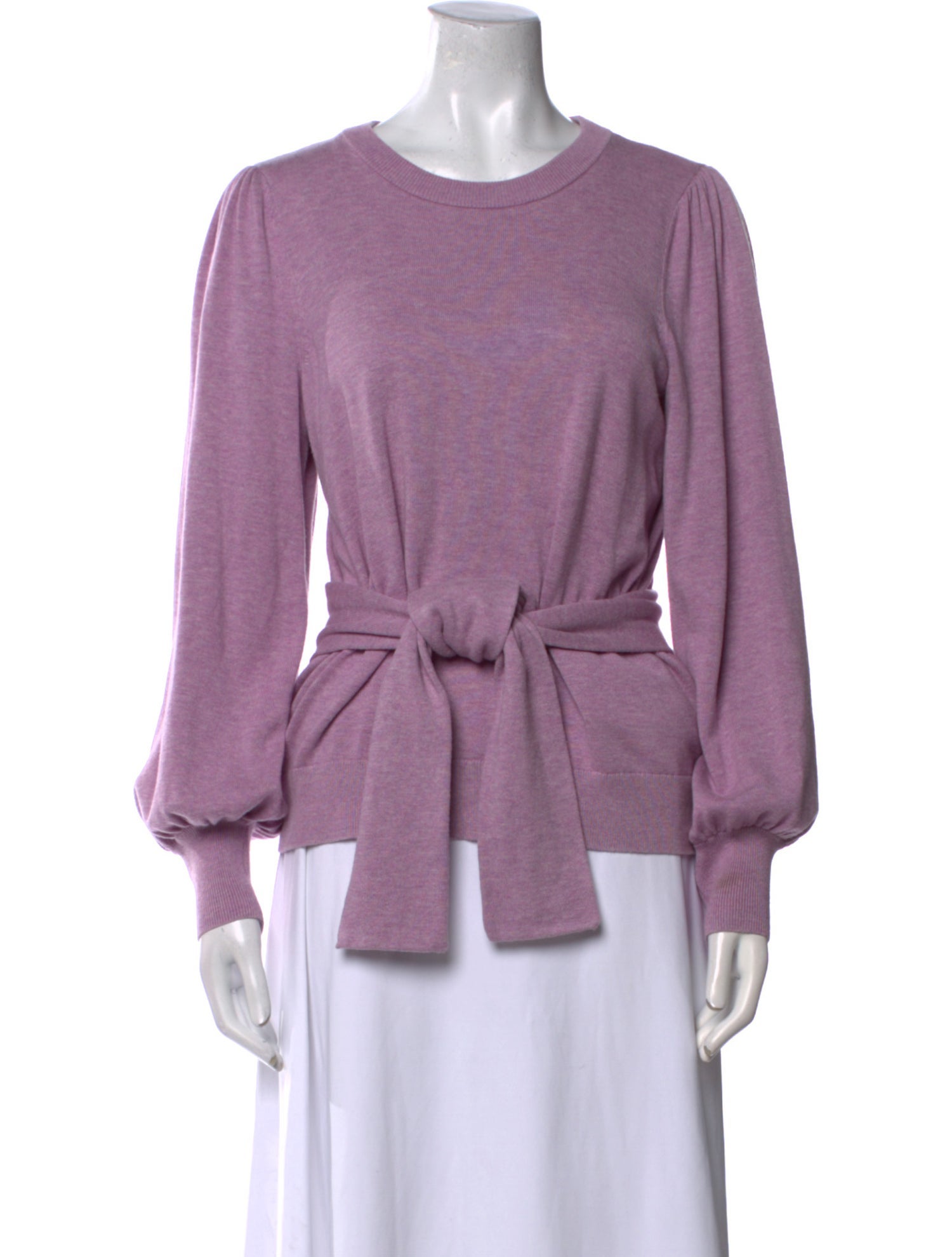 Ralph Lauren Black Label Crew Neck Three-Quarter Sleeve Blouse