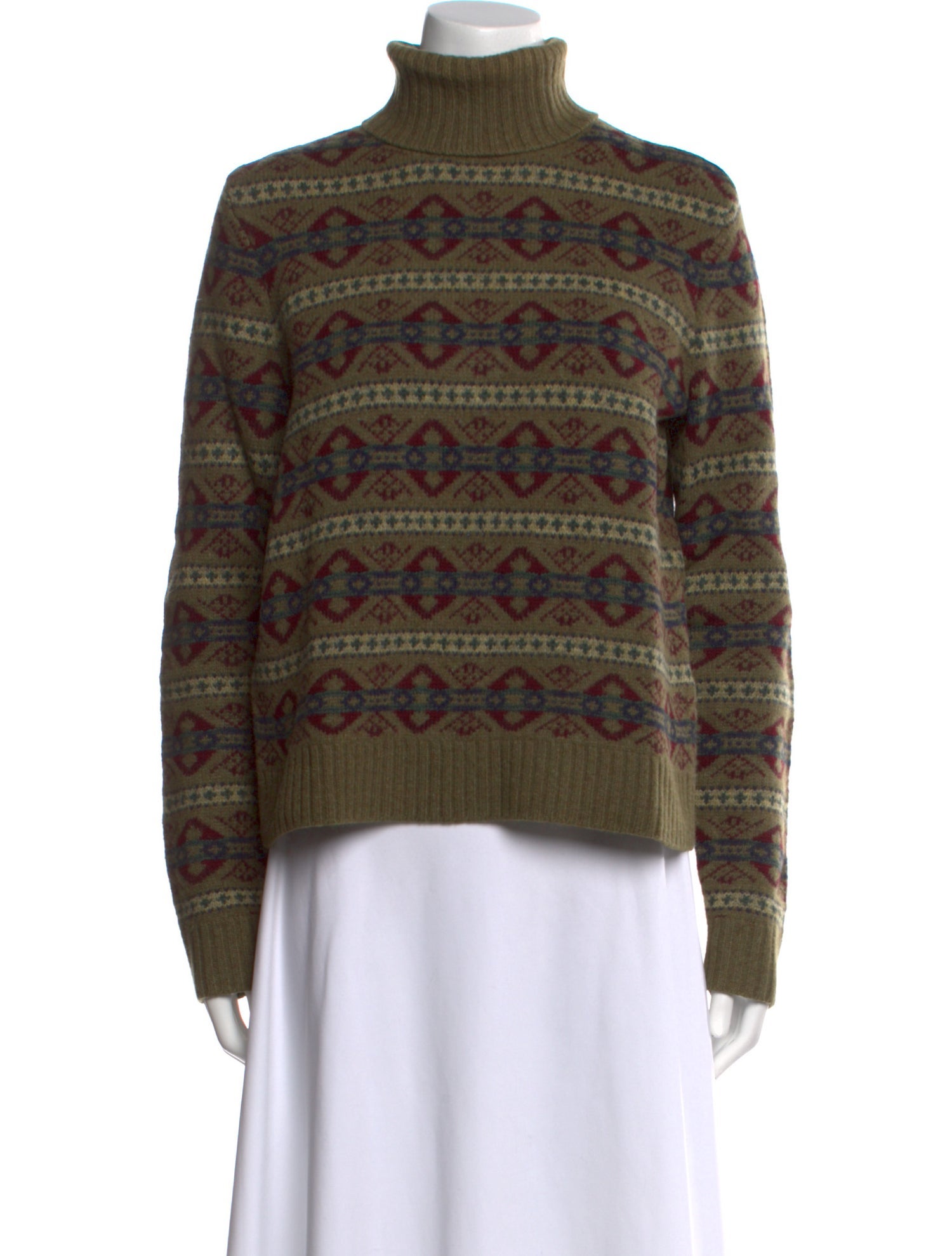 Ralph Lauren Black Label Wool Printed Sweater