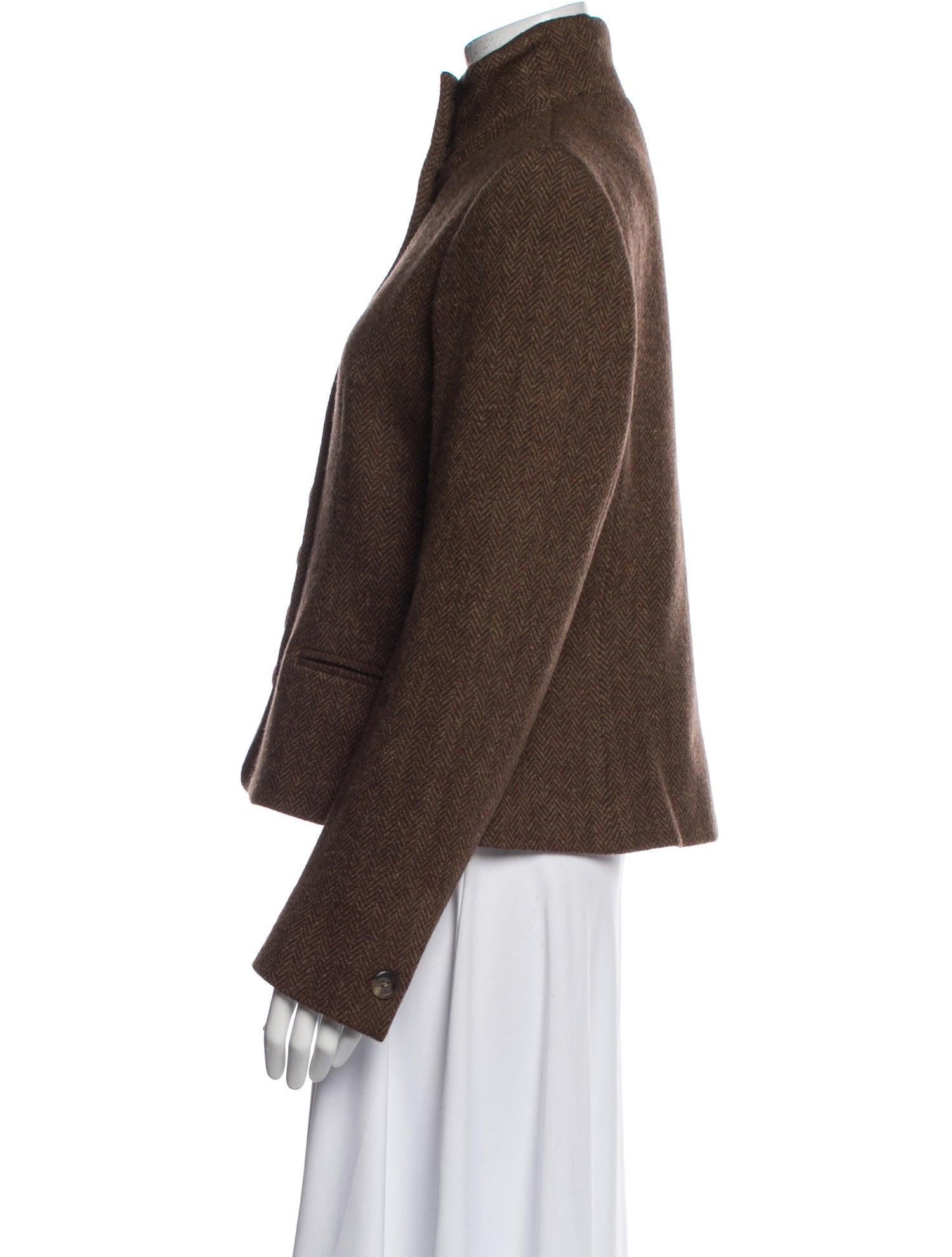 Ralph Lauren Black Label Wool Tweed Pattern Evening Jacket