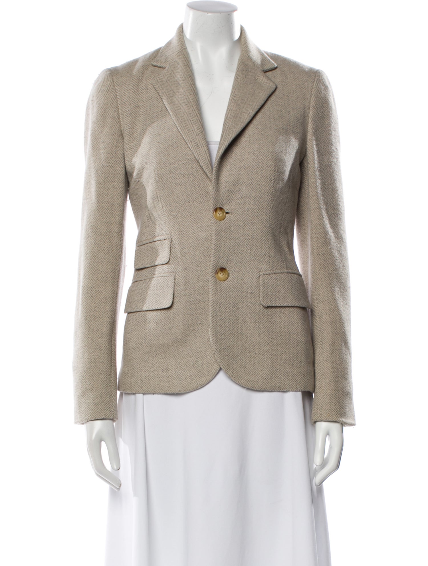 Ralph Lauren Black Label Wool Printed Blazer