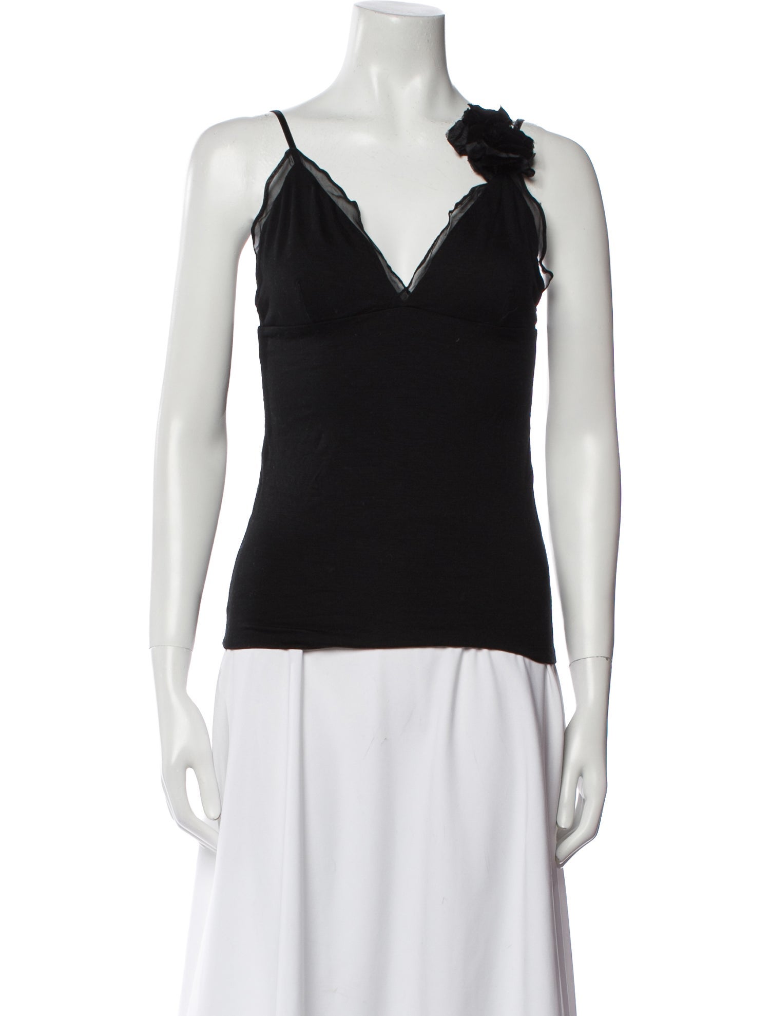 Ralph Lauren Black Label V-Neck Sleeveless Top