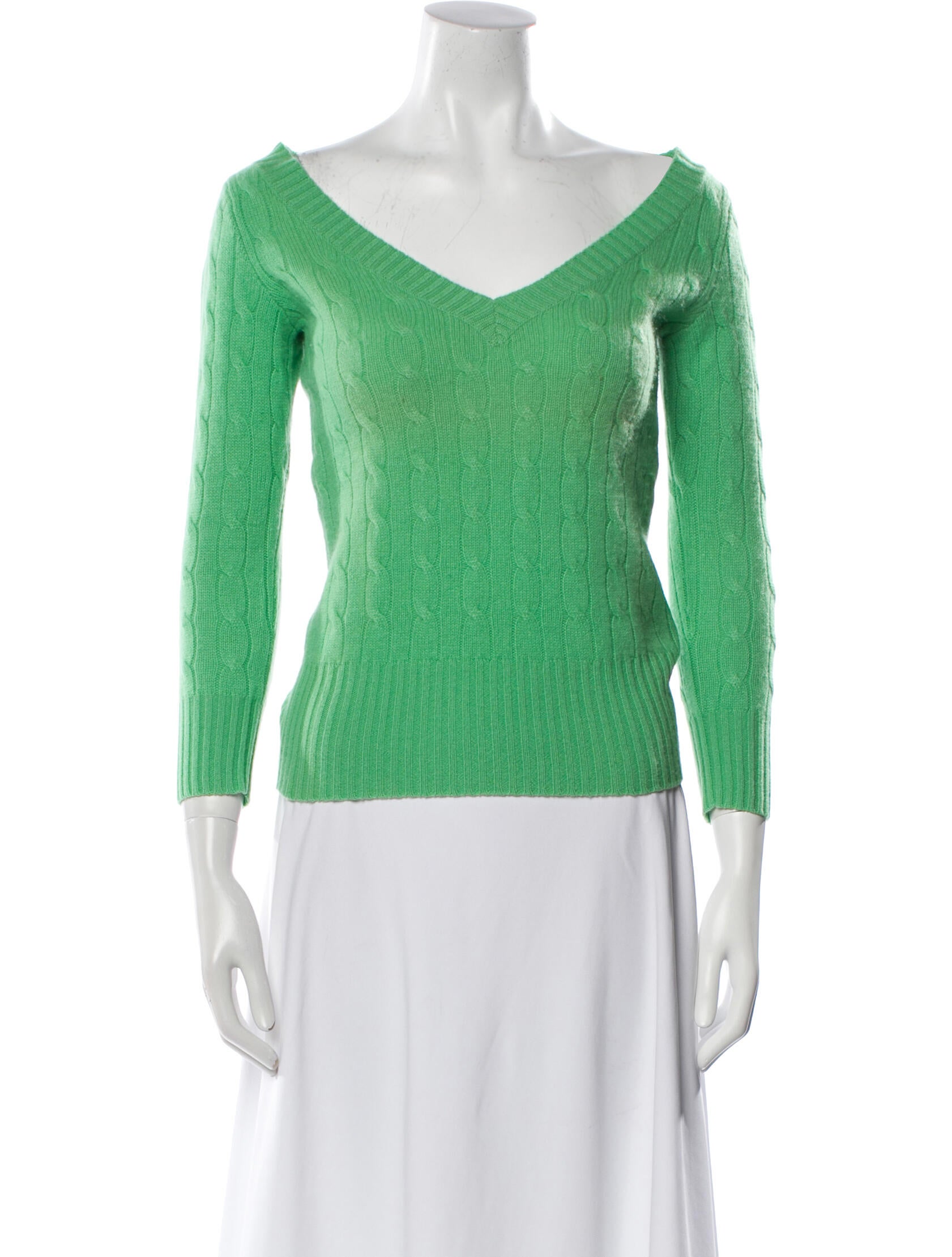 Ralph Lauren Black Label Cashmere V-Neck Sweater