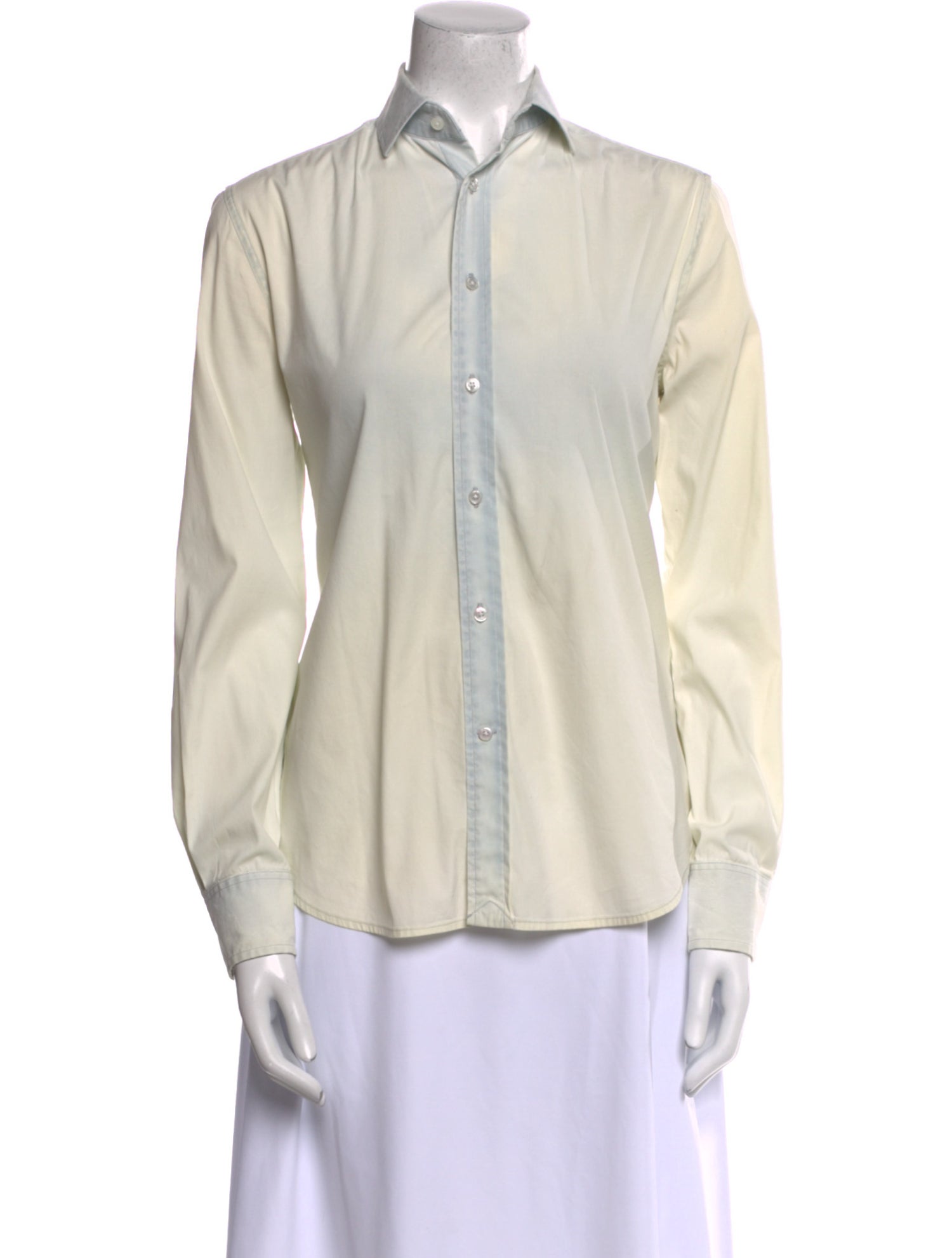 Ralph Lauren Black Label Long Sleeve Button-Up Top