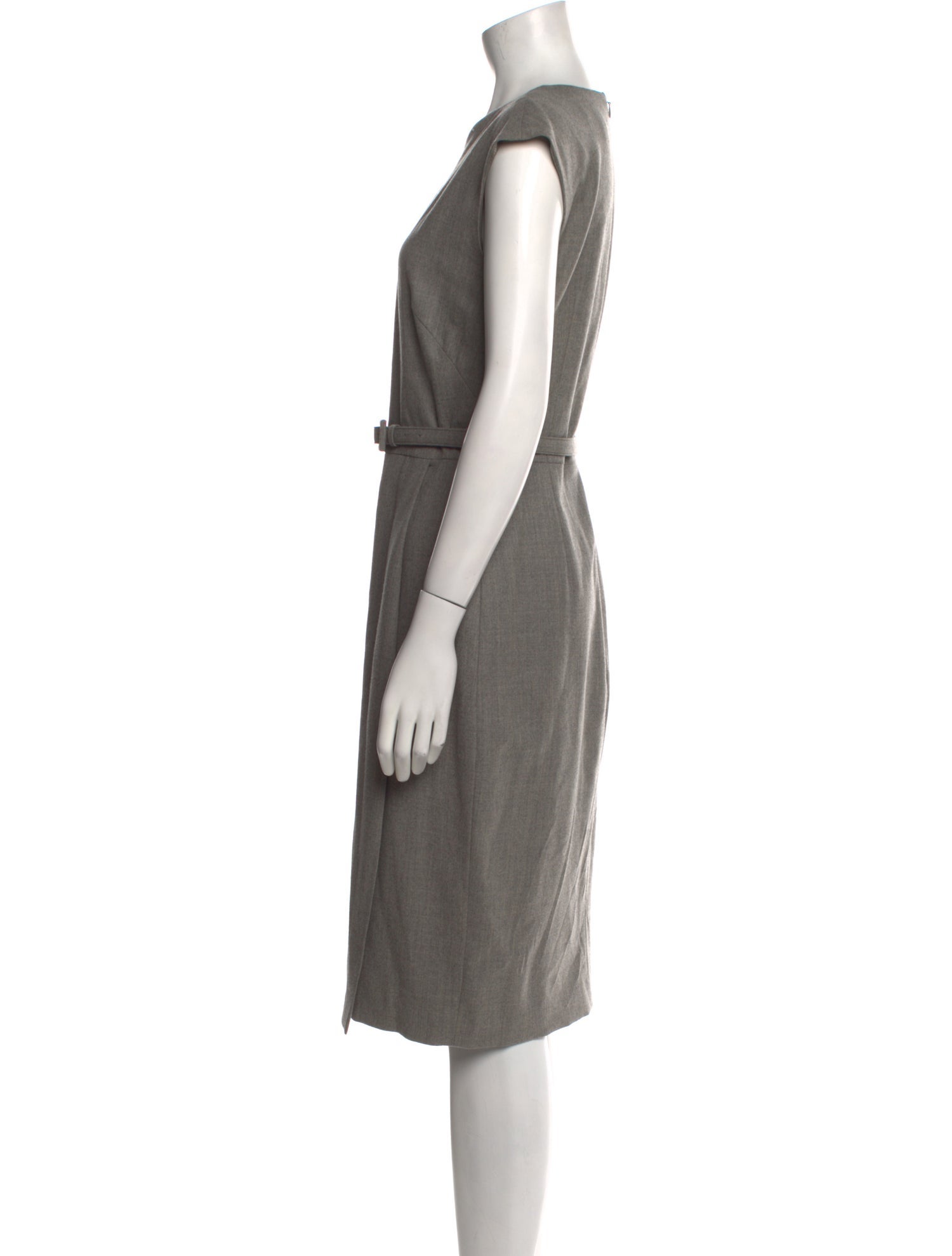 Ralph Lauren Black Label Wool Midi Length Dress